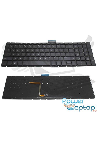 HP Tastatura Pavilion 15 AK iluminata layout US fara rama enter mic