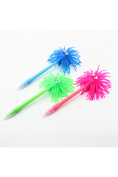 Choice مجموعة أقلام حبر جاف من مونستر، 3 قطع، أقلام لطيفة على شكل قنفذ البحر،...