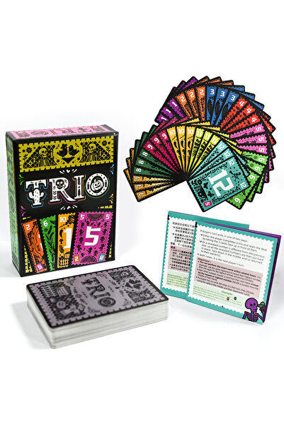 Choice 1 Set (CN and EN) TRIO Strategic Card Board Game Toys For Family Party...