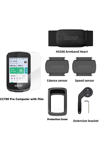choice2 CC700PRO 2CS600HS500 GEOID CC700 Pro Bicycle Computer 2.8-Inch GPS To...