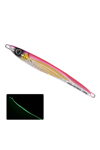 Choice 60g Pink JIGGING PRO THEOS Metal Jig 60g-200g Asymmetrical Vertical Ji...
