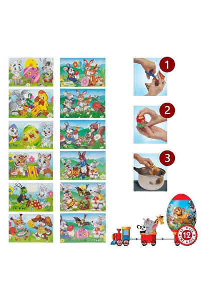 OEM Abtibilduri Folie pentru Oua de Paste - 12buc