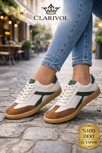 Clarivol Hakiki Deri Kadın Sneaker