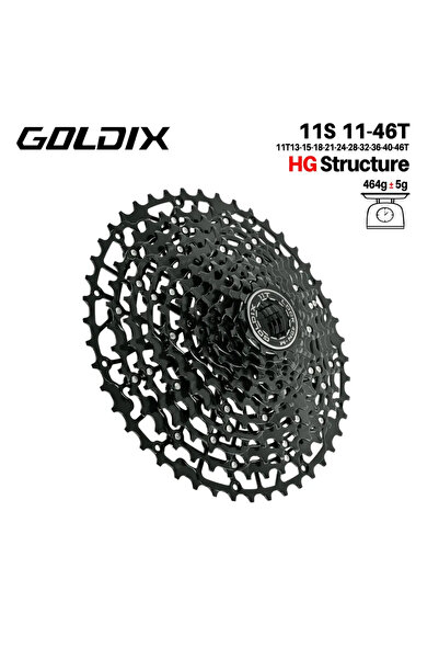 Choice20 11 Speed 11T-46T GOLDIX Ultralight Bicycle Cassette Freewheel Carbon...