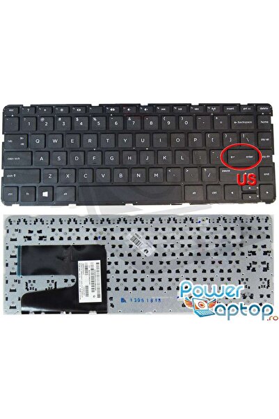 HP Keyboard Pavilion 14E 14 E series US layout without small enter frame