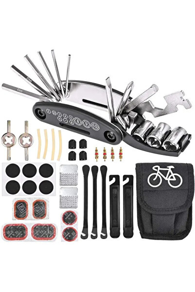 Choice مجموعة أدوات إصلاح الدراجات الهوائية، مجموعة أدوات متعددة مع مضخة ورقع...