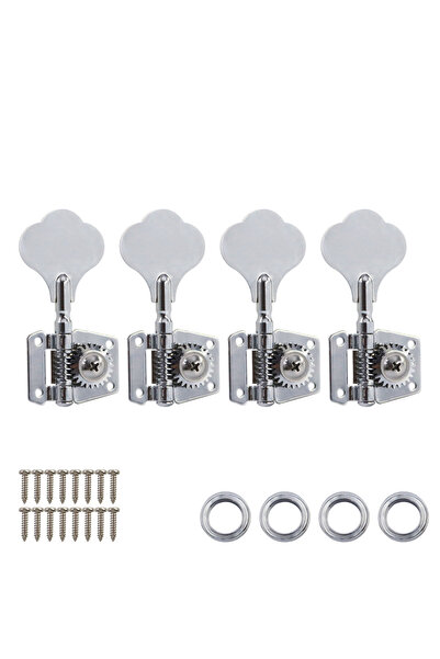 Choice1 CR left 4PCS a set Open Electric Bass Tuning Machine Heads Tuner 4R A...