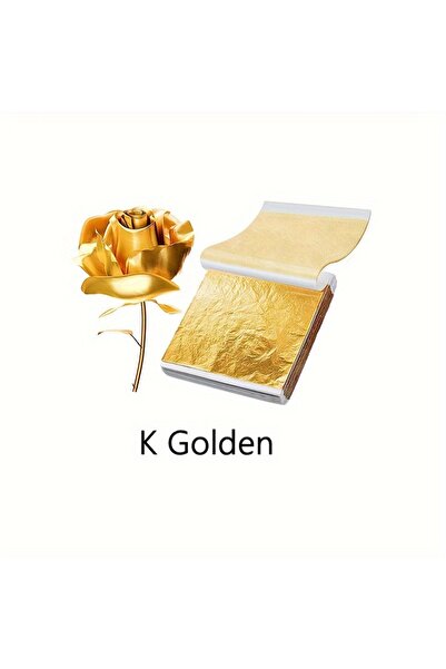 choice2 ١٠٠ قطعة من ورق رقائق الذهب الفضي المقلد، ورق ذهبي فضي مقلد، ورق تذهي...