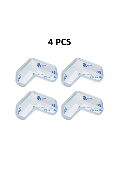 Choice10 4 قطع من واقي زوايا الطاولة من السيليكون على شكل حرف L لحماية الأطفا...