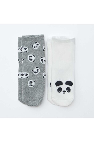 KIABI Pair of non-slip novelty socks GREY