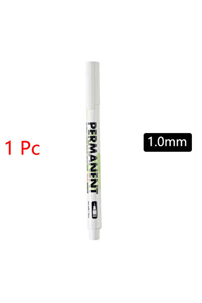 Choice8 قلم تحديد دائم أبيض، مقاس 1 مم، 0.8 مم، 1.0 مم، 2.0 مم، 2.8 مم، 5.0 م...