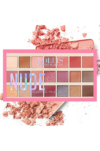 Lollis Nude Eyeshadow and Cheek Palette