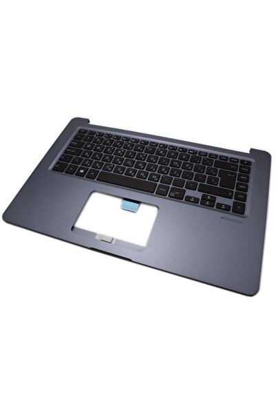 ASUS Tastatura R520U neagra cu Palmrest Albastru iluminata backlit