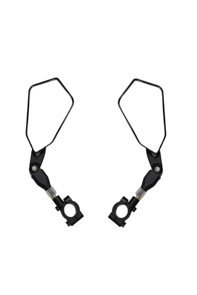 Choice 1 Set Universal 22mm Bike Handlebar Mirrors Motorcycle Rear View Mirro...