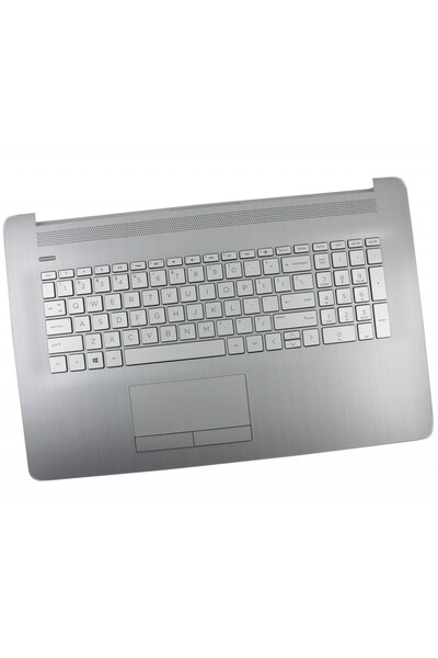 HP L22751-001 Silver Keyboard with Silver Palmrest and Backlit TouchPad
