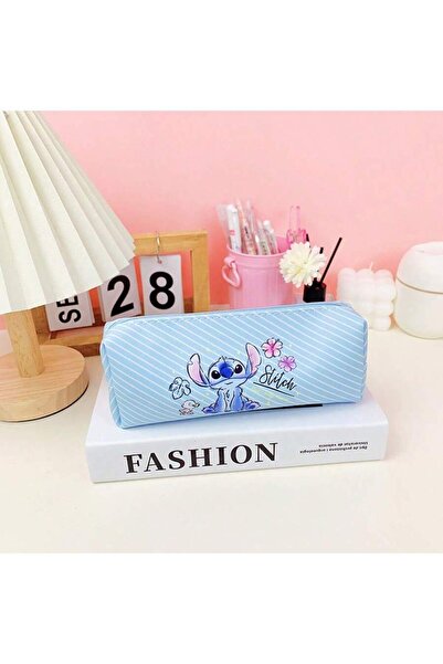 choice2 One Size tian lan cartoon Stitch large capacity pencil case - Stitch ...