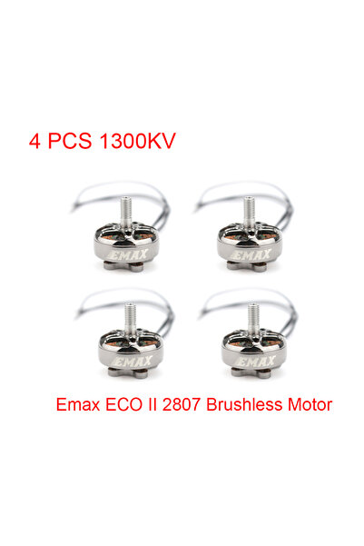 choice2 4 PCS 1300KV EMAX ECOII 2807 6S 1300KV 5S 1500KV 4S 1700KV Brushless ...