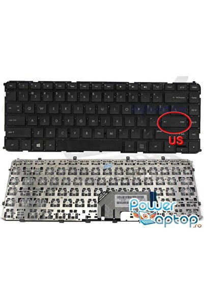 HP Tastatura Envy 6 1000 series layout US fara rama enter mic