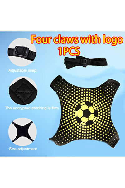 Choice حزام تدريب كرة القدم بتصميم ارتدادي رباعي، قطعة واحدة، جهاز تدريب محمو...