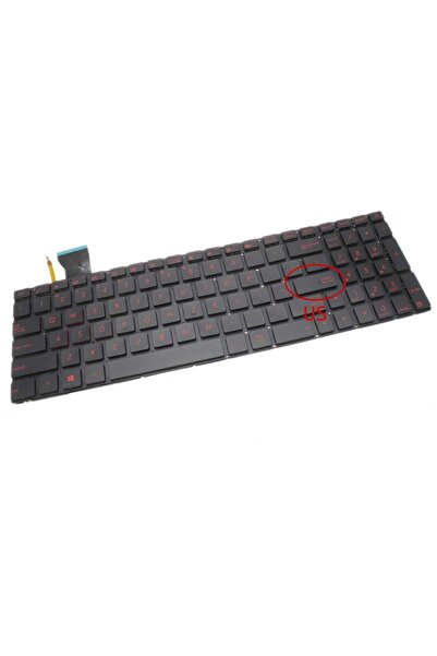 ASUS Tastatura GL552VW iluminata layout US fara rama enter mic