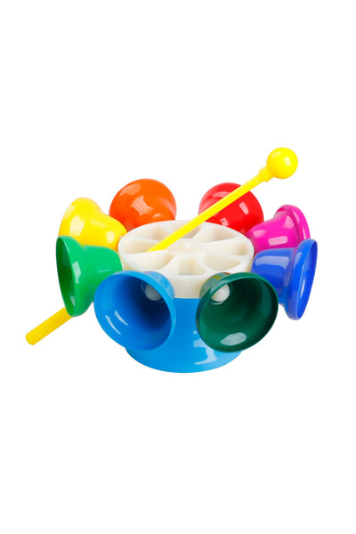 Choice جرس دوار ملون من إيرين بثمانية نغمات مع عصي، لعبة أطفال موسيقية رائعة.