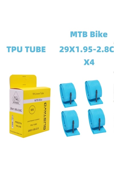 Choice8 Presta Valve 45mm 4PCS 29X1.95-2.8C GUSTAVO MTB Bike TPU Ultralight b...
