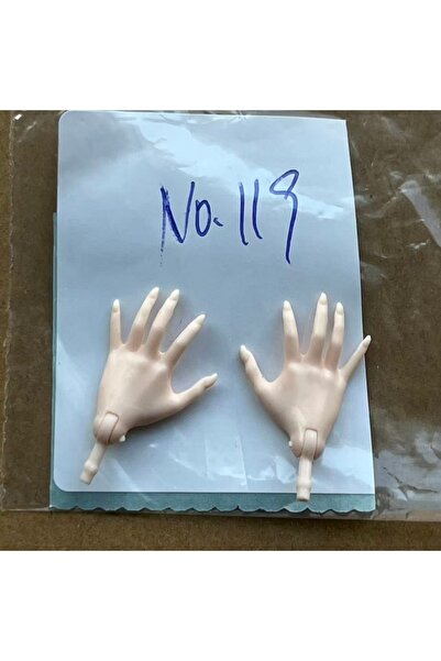 Choice15 NO.119 Mter 1/6 Doll Replacement Hands Elbows Purple Beige Blue Gree...