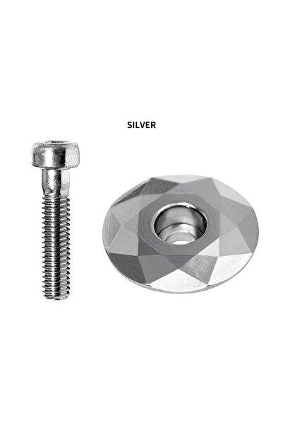 Choice1 غطاء سماعة رأس دراجة فضي، غطاء علوي لسماعة رأس دراجة جبلية أو دراجة ط...