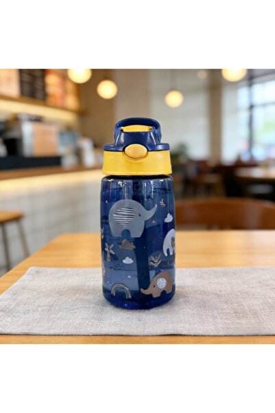 Choice1 Blue Kids Water Sippy Cup Kids 480ml Water Bottle with Straw and Hand...