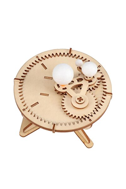 Choice مجموعة واحدة من نماذج النظام الشمسي الخشبية الميكانيكية للأطفال، تتضمن...