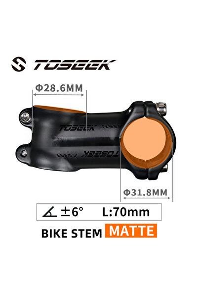 Choice8 جذع مقود دراجة هوائية من الألومنيوم فائق الخفة من Toseek MTB Power بز...