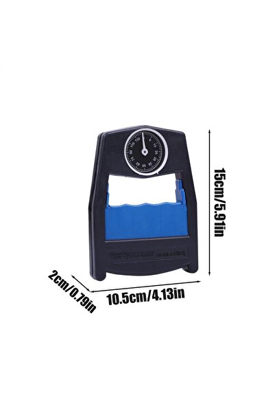 Choice1 Blue Hand Grip Strength Tester Dynamometer Finger Arm Strengthener Tr...