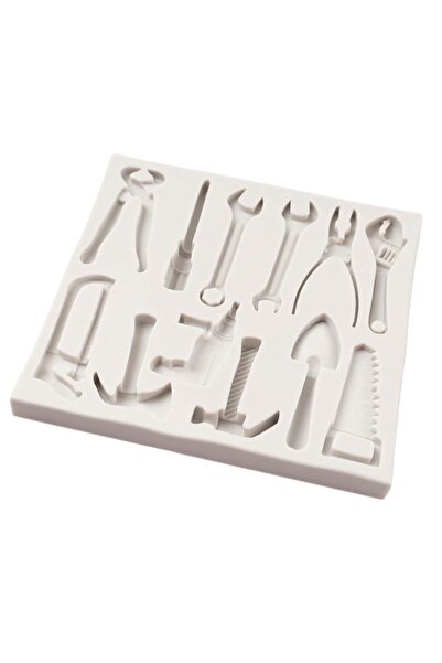 Choice1 قوالب سيليكون للفوندان على شكل حرف A من أدوات البناء، قالب شوكولاتة ي...