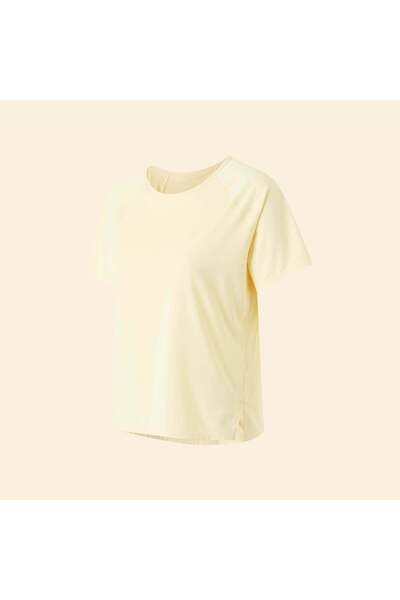 KIABI Flowy T-shirt with Back Slit YELLOW