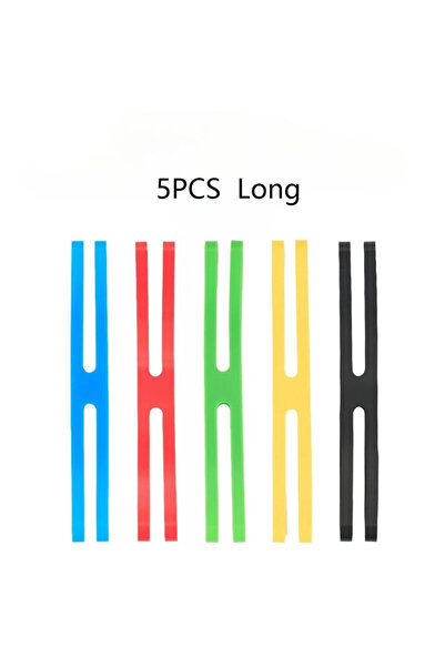 Choice1 5Pcs Long Outdoor Camping Tableware Storage Strap H-Type Silicone Pac...