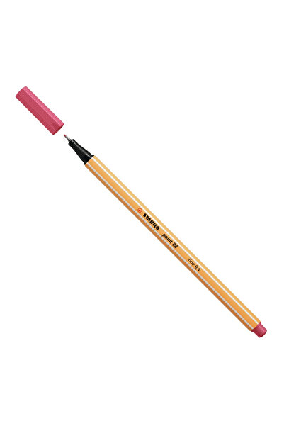 Stabilo - İnce Keçe Uçlu Kalem - Point 88 - Çilek Kırmızısı