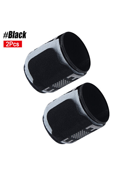 Choice5 أسود - قطعتان، أربطة معصم قابلة للتعديل، دعامة معصم للياقة البدنية، و...