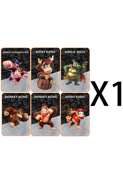 choice2 Bandai 1 set Nintendo 3D Donkey Kong Banana Power Switch 2 Mini Amiib...