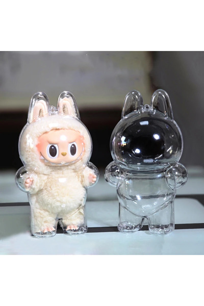 Choice لا يوجد دمية V1 لـ LABUBU V1 V2 V3 غطاء حماية شفاف غطاء حماية ماكارون ...