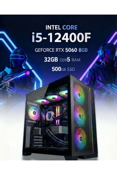 Core i5 12400f +DDR4 16GB(8×2)セット MSI İNTEL CORE İ5 12400F / 16GB DDR4 / 1 TB 3300-3100 MB /s M2 SSD