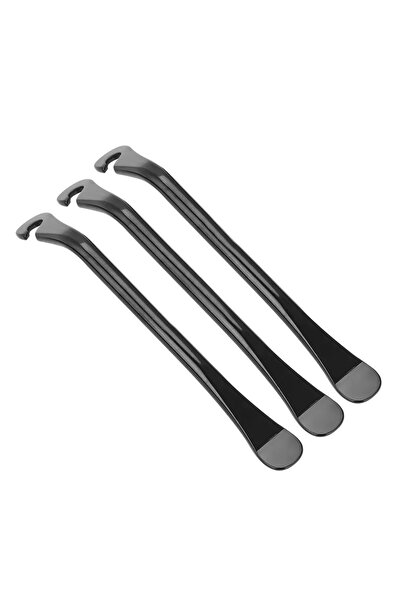 Choice 3 قطع سوداء من رافعات إطارات الدراجات، مصنوعة من الفولاذ المقاوم للصدأ...