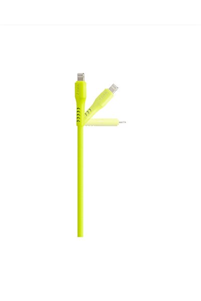 Ttec 2DK60NS USB-C- Lightning Hızlı Şarj Kablosu 120 cm Neon Sarı