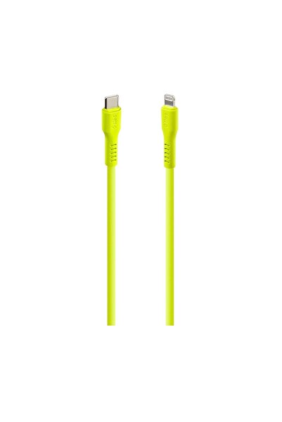 Ttec 2DK60NS USB-C- Lightning Hızlı Şarj Kablosu 120 cm Neon Sarı