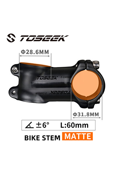 Choice9 جذع مقود دراجة هوائية من الألومنيوم فائق الخفة من Toseek MTB Power بز...