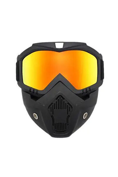 Choice4 خوذة دراجة نارية واقية من الأشعة فوق البنفسجية UV400 باللون الأصفر ال...