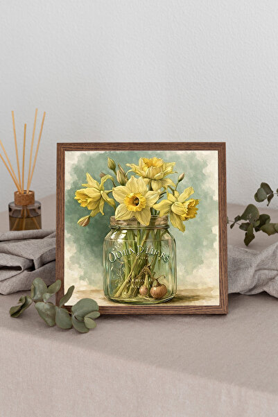 Dekorsiahome Дървена рамка за квадратна снимка TK3457