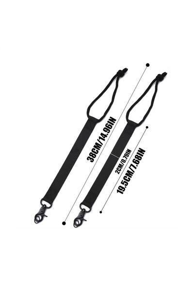 Choice A 2pcs Ski Snowboard Leashes Safety Cord with Buckle Replacement Anti ...