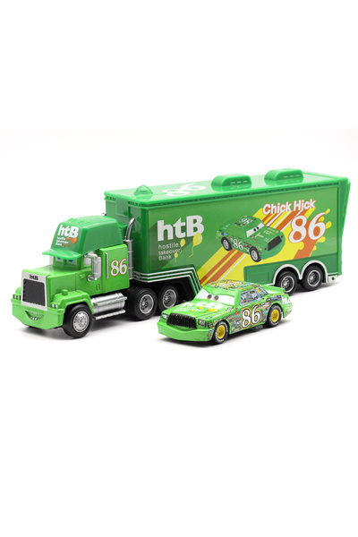 Choice4 with car Disney Pixar Cars And Trucks Toy Set Lightning Mcqueen Mike ...