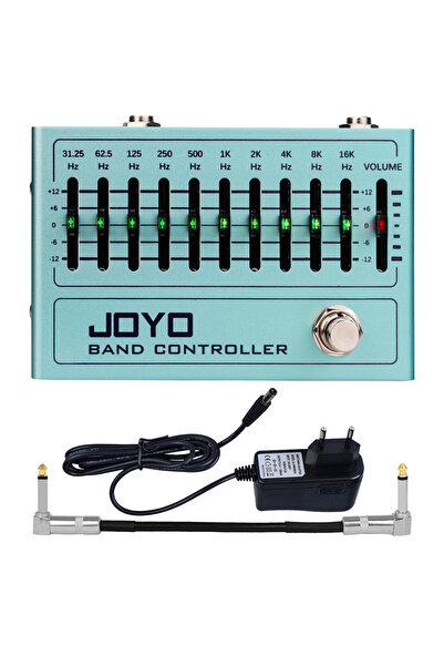 Choice3 دواسة تأثيرات جيتار JOYO R-12 مع قابس أوروبي، وحدة تحكم النطاق، دواسة...