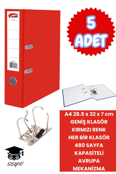 SEYFİKİRTASİYE A4 KANCELARSKA MAPA ORGANIZATOR DOKUMENTA DVOJNI METALNI PRSTE...